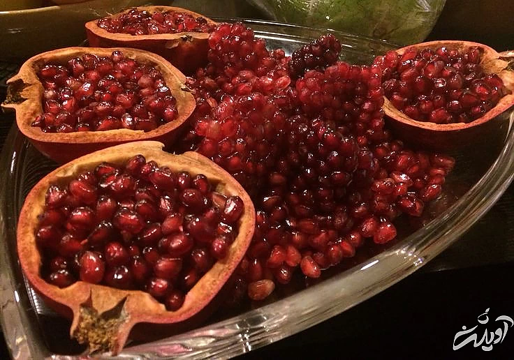 تزیین انار دون شده